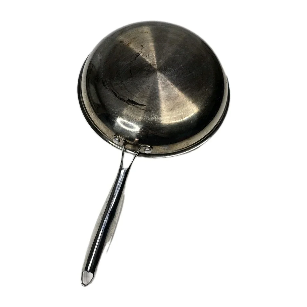 David Burke Stainless Steel 10in Frying Pan Cooking Kitchen Stove Food Stainless